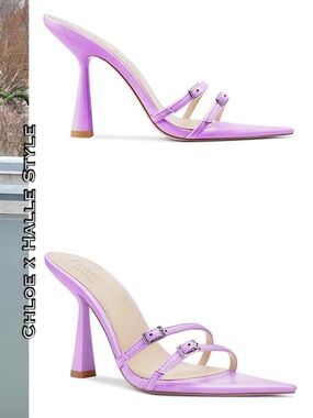 Femme La Lilac Sexy Heeled Sandals